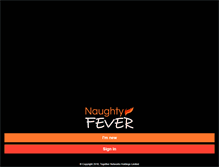 Tablet Screenshot of naughtyfever.com